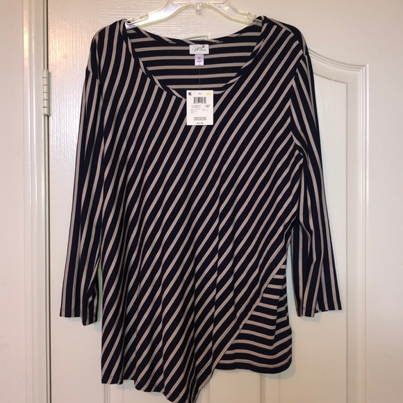 BNWT Jaclyn Smith 3/4 sleeve.  Tunic - Picture 1 of 2